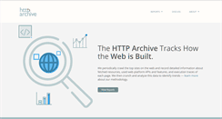 Desktop Screenshot of httparchive.org