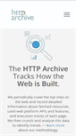Mobile Screenshot of httparchive.org